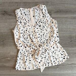 Chelsea28 spotted sleeveless top